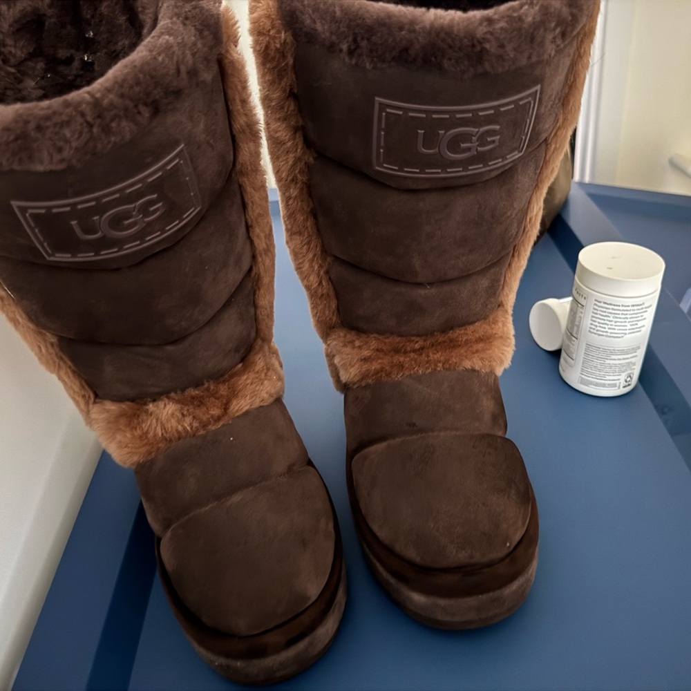 UGG Chocolate Shearling Boots